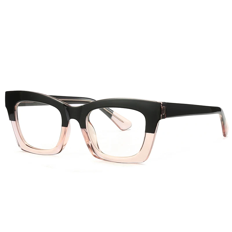 

Square Eyeglass Fashion Anti Uv Glare Blue Light Glasses Tr90 Thick Frame Optical Frame