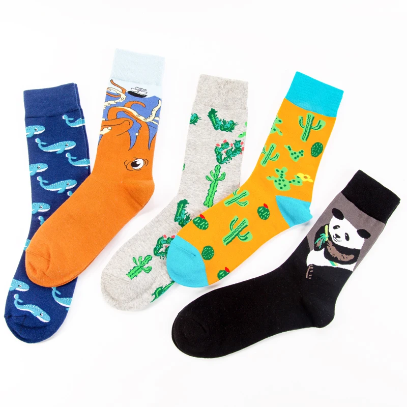 

Customized Pattern Printing Novelty Socks Unisex Cute Trendy Socks Christmas Gift Cactus Socks