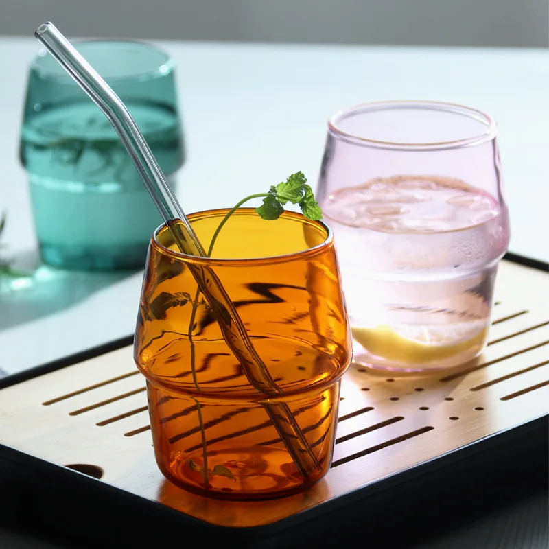 

Color can be customized clear glass coffee mugs