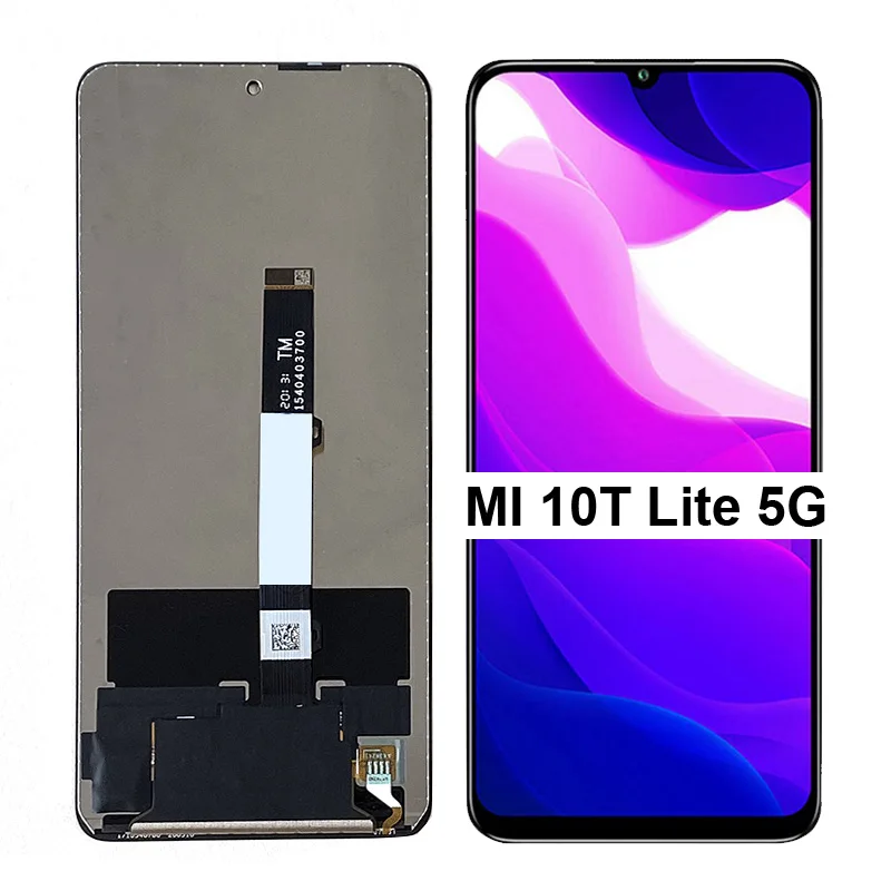 

6.67" Original For Xiaomi Mi 10T Lite 5G LCD Display Touch Screen Digitizer Assembly Replacement Wholesale spare parts, Black