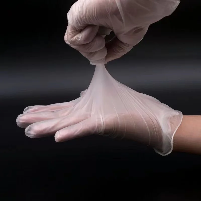 

Eco Friendly Hygiene Clear Handling household Home Kitchen Bacteria PVC Vinyl Gloves