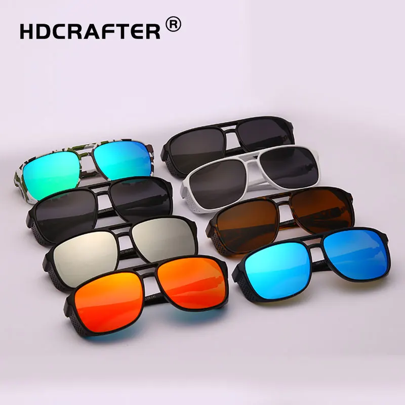 

Army green square oversized sunglasses UV400 men's and women's outdoor lightweight plastic sunglasses are full of vitality
