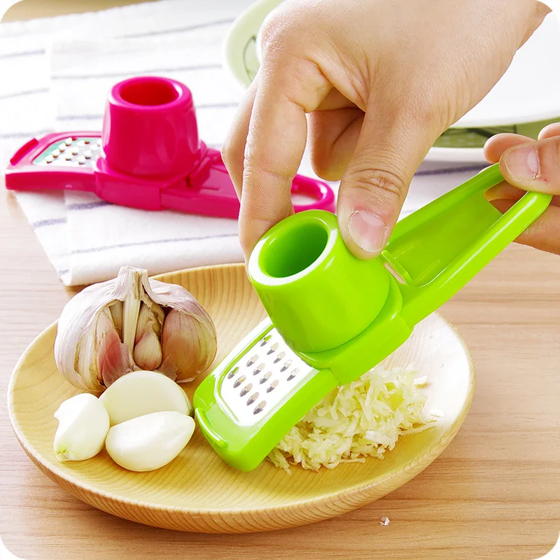 

Multi Functional Kitchen Cooking Gadgets Mini Cutter Ginger Garlic Slicer Hand Grater Apple Garlic Onion Slicer Grater, 2colors