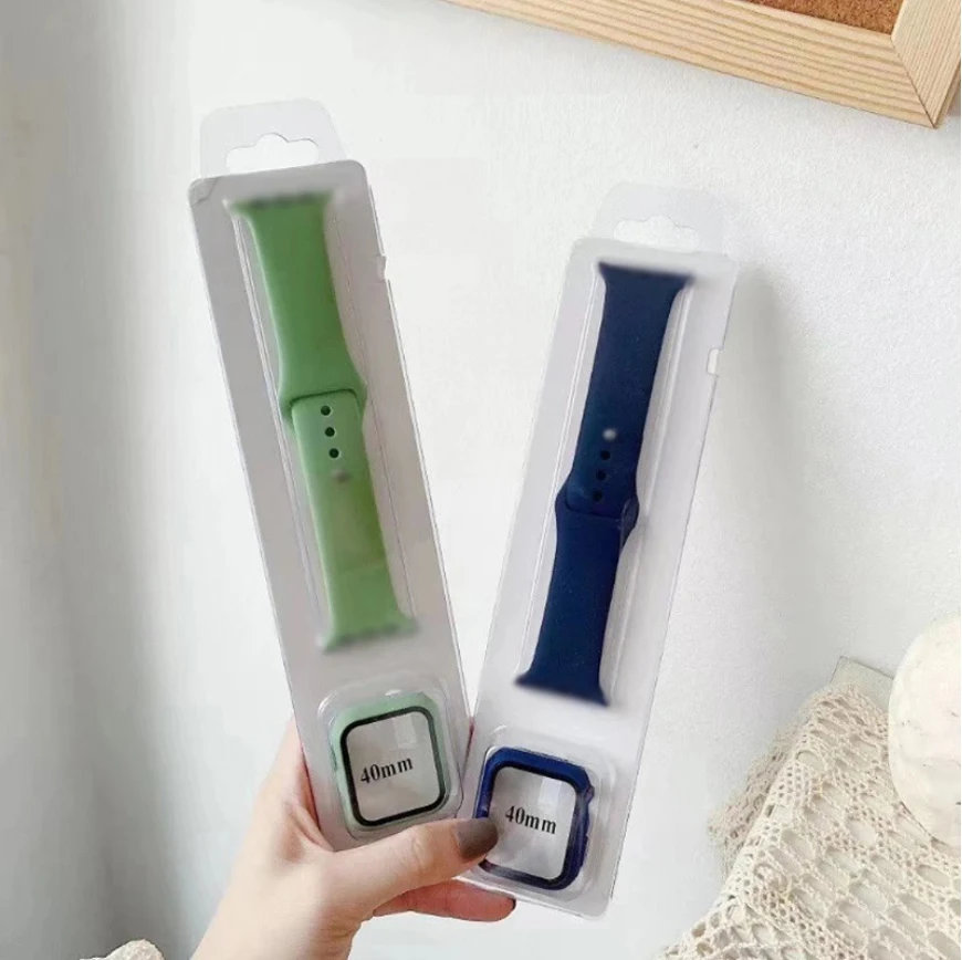 

2 in 1 Smart Watch Rubber Silicone Brand Bracelet TPU Case For T500