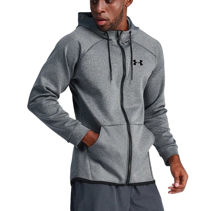 

New product custom men's jackets gym wearing sport training running Hoodie tracksuits jacket, Shown