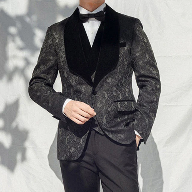 

Fashion Mens Tuxedo Suit For Groom Custom Black Tuxedo Suit For Man Wedding Groom Wedding Suit