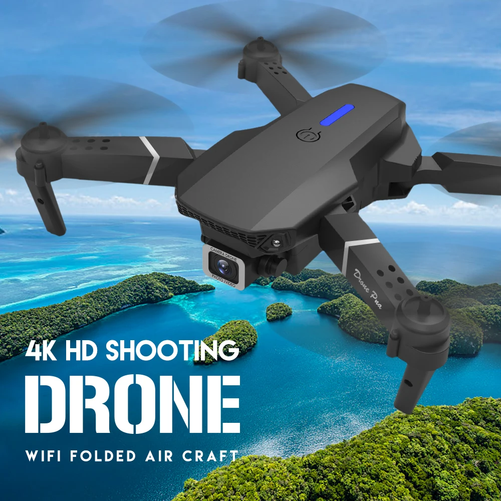 

E88 pro drone 4k HD dual camera visual positioning 1080P WiFi fpv drone height preservation rc quadcopter