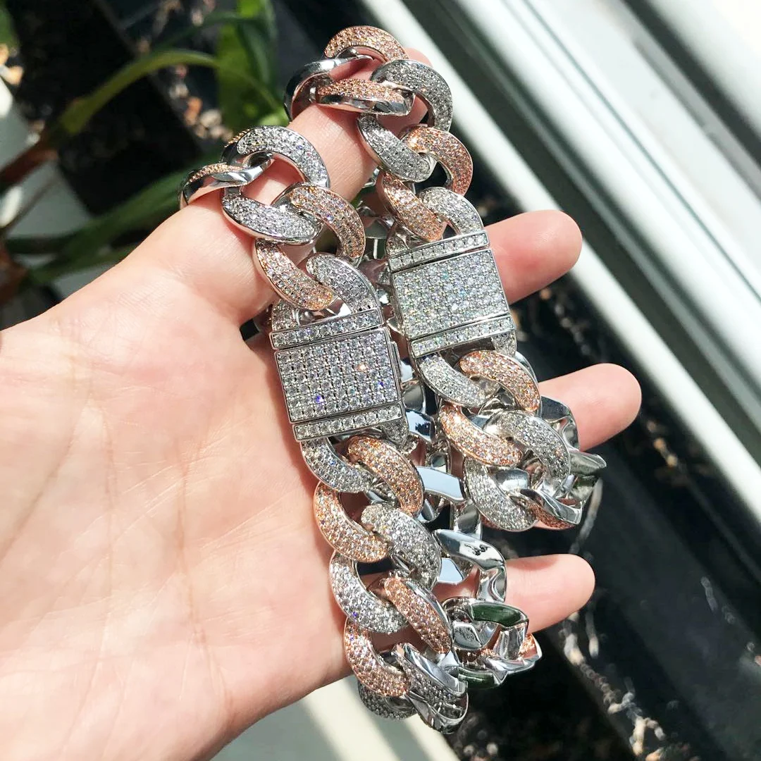 

18mm Heavy Men 18K Gold Hiphop Cuban Link Chain