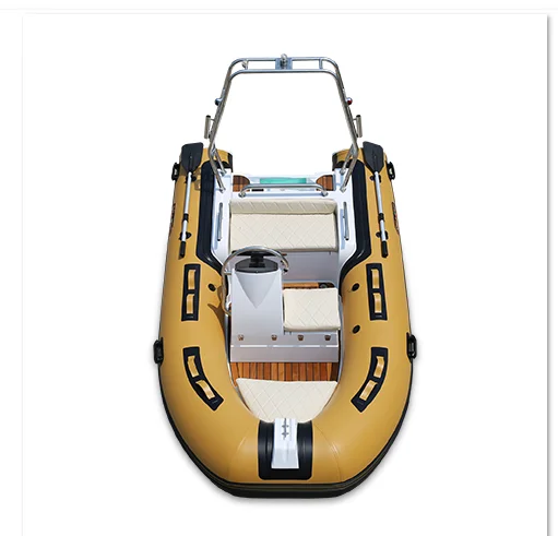 

3.6m rescue inflatable boats hypalon rescue rib boats military rigid inflatable boats, Yellow