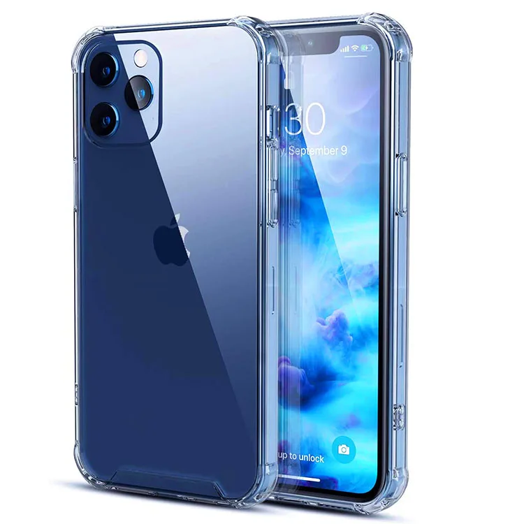 

For iPhone 7/8 X XS Xi Max Case Transparent, Slim Grip Bumper Raised Corner Phone Cover for iPhone XR 11 Shockproof Case