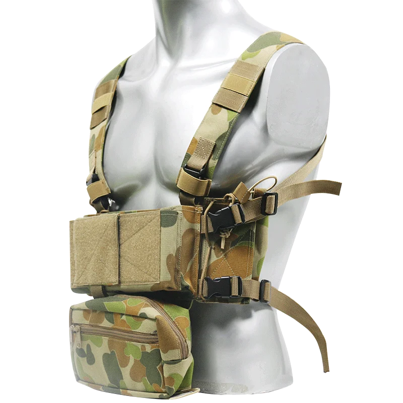 

tactical chest rig in DUPU Camouflage 500D nylon cordura waterproof easy carrying military vest