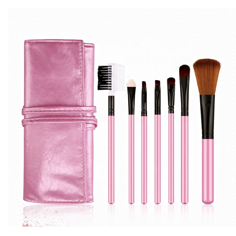 
Wholesale pink taklon luxury private label vegan brushes makeup brush set 