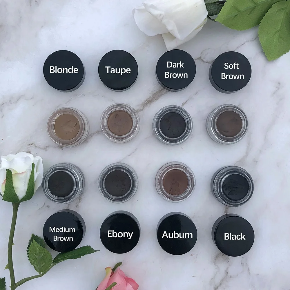 

Cosmetics Long Lasting eye Brow Pomade Make Your Brand Eyebrow Gel Packaging