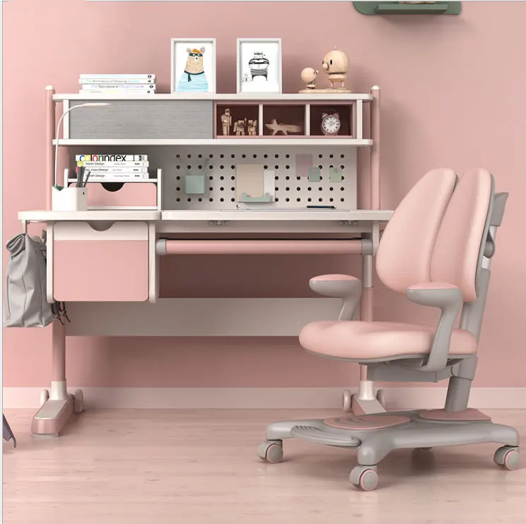 
children modern simple bedroom sets home furniture study table and chair for kids children furniture sets 