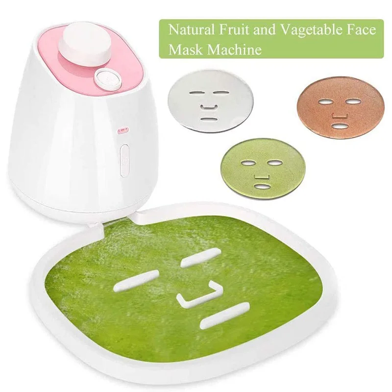 

Beauty Skin Care Device DIY fruit facial mask maker home make fruit facial mask machine with facial mask collagen, White