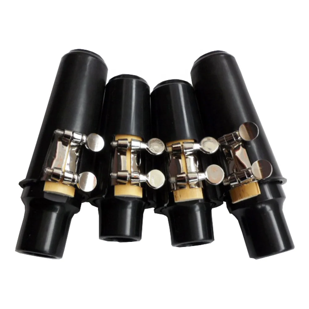 

High quality hard rubber saxophone mouthpiece set, Nickel