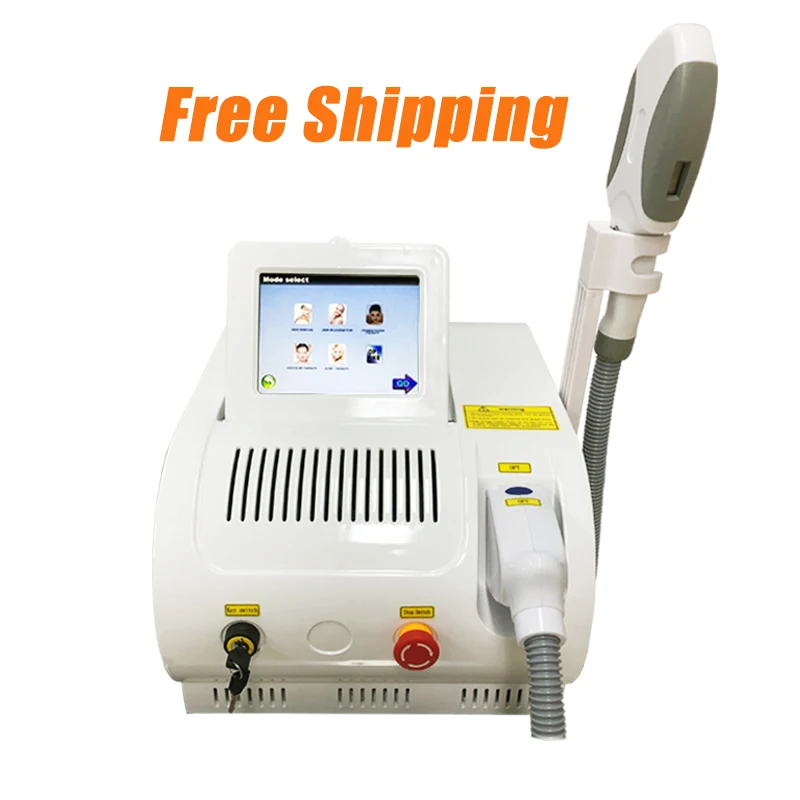 

Free Shipping Laser Shr Hair Remov Machin Hair Removal Ipl Machine, White/blue