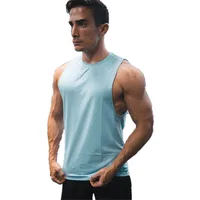 

Men Gym Muscle Sleeveless Shirt Male Vest Tank Tops Bodybuilding Clothing