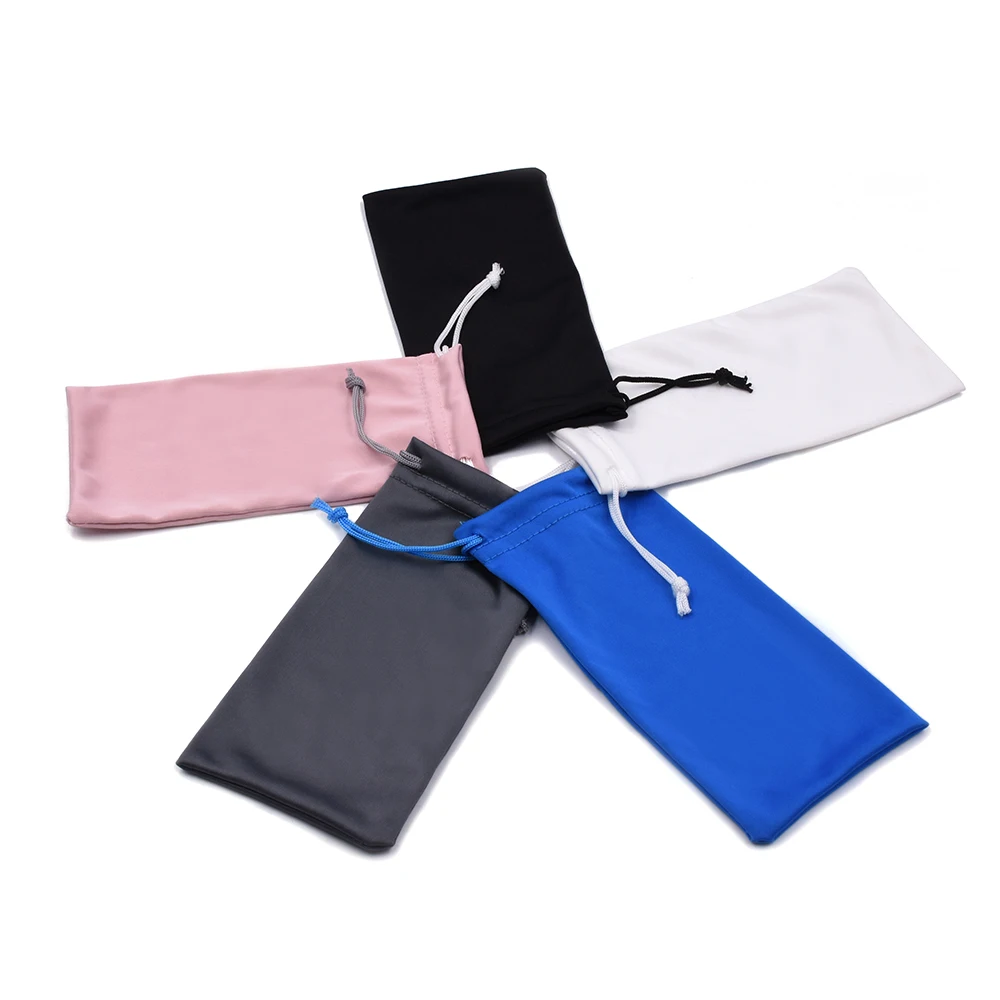 

Wholesale Custom Logo High Quality Microfiber Drawstring Pouch Bag For Glasses Gift Goggles Phone Beads Cosmetics, Coffee,etc