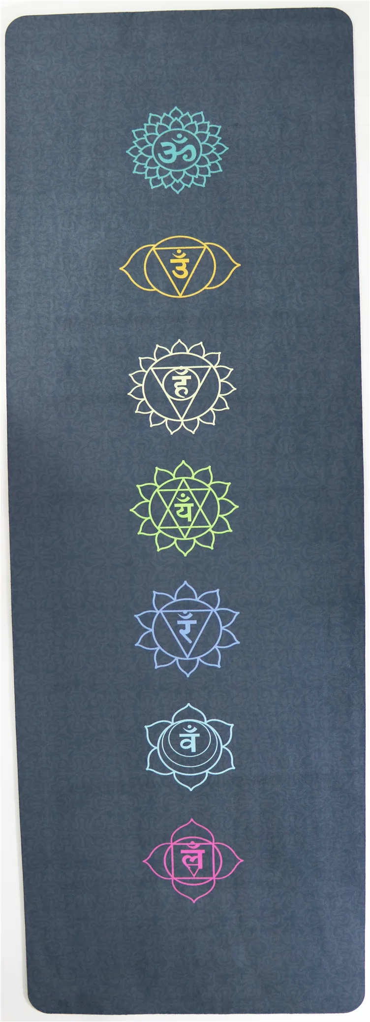 wholesale Custom Natural Suede Yoga Mat Anti-slip Sweat Pilates Comfortable digital printing eazy carry yoga mat