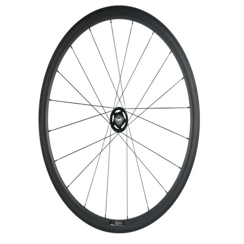 

TB264 Toray T700 Dead Fly Carbon Fiber Bicycle Wheelset 25 Width Clincher Road Carbon Wheel 700c, Black