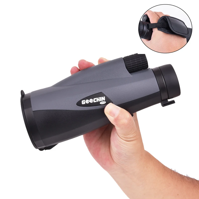 

GOOCHIN Amazon Hot Sale 12x60 Waterproof Monocular Telescope with Smartphone Holder & Tripod