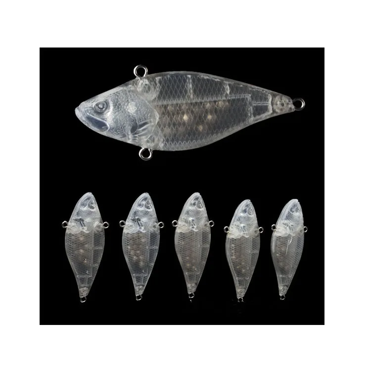 

Hot sale plastic lure fishing lures bait artificial hook saltwater fishing lure baits fishing tackle 7cm, Transparent