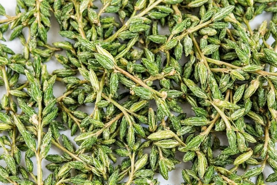 Kitchen with herbs laid out for cooking
