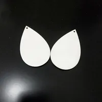 

Oval shape printable blank MDF Sublimation wooden blank earrings earring sets for women.