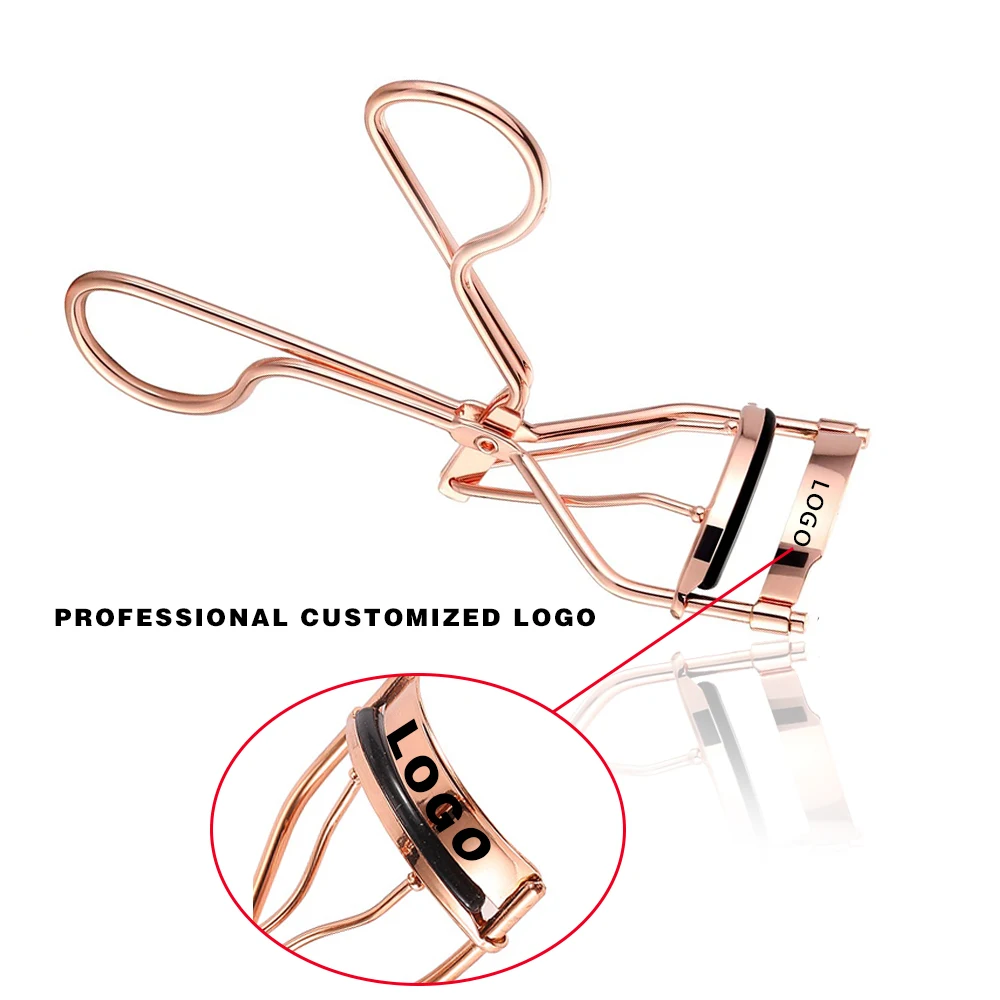 

2021 New gold eyelash curler samll eyelash curler tools set, Customized color