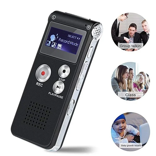 

Best New Rechargeable 8GB Digital Audio Voice Recorder Dictaphone Telephone MP3 Player sk-012