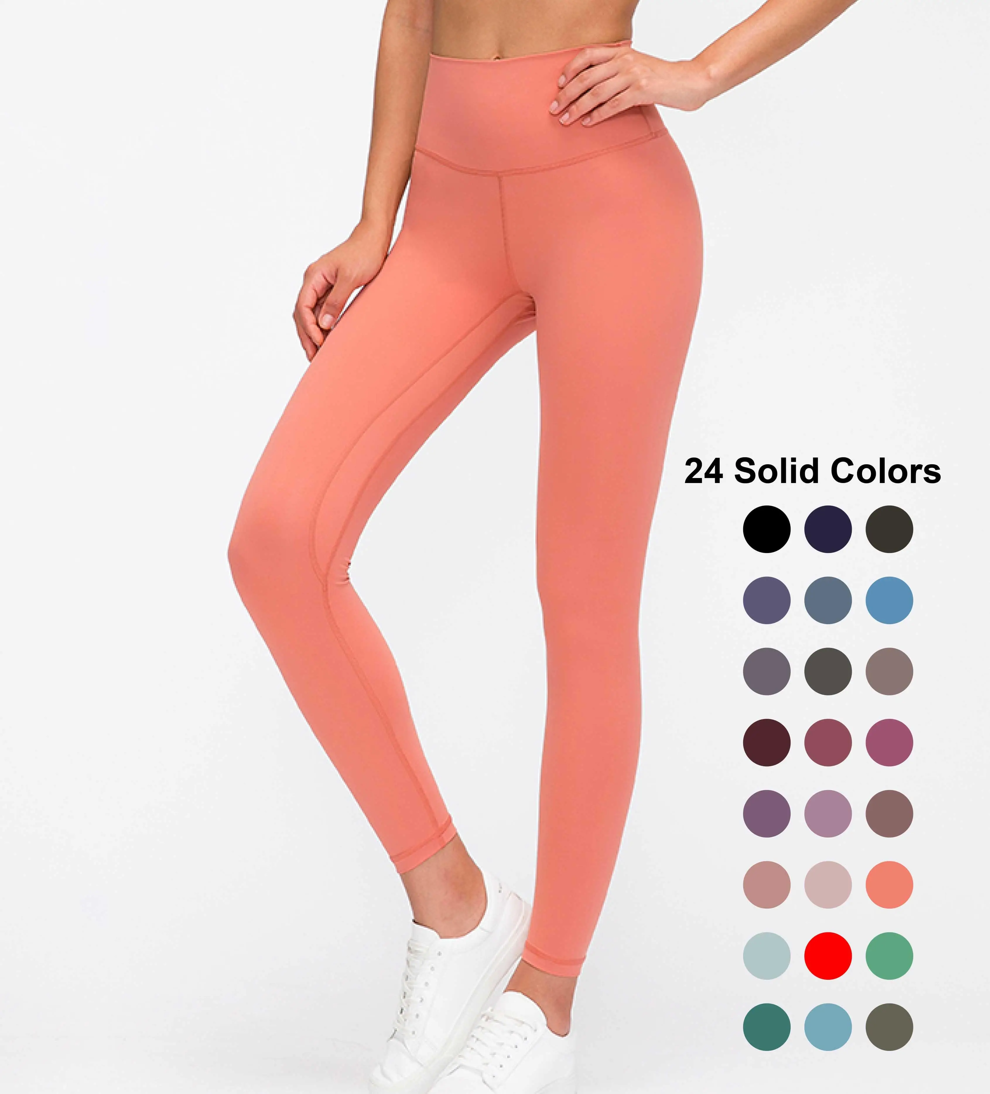 

2021 New lulu lemon Soft Yoga Pants Spandex Nylon Yoga customized leggings