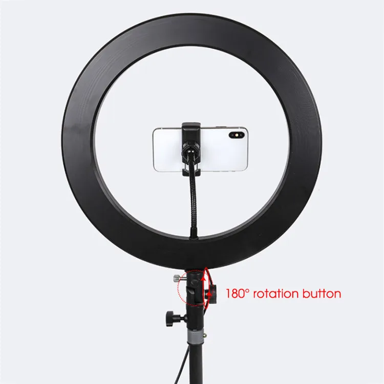 

Universal 14 inch photography 3200K-5600K lumens mobile phone tripod phone stand ring light