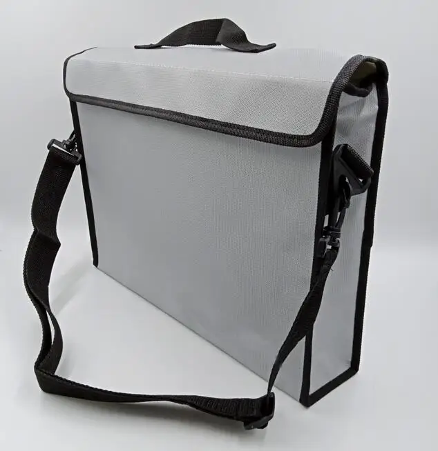 almacenamiento a prueba de agua resistente al fuego para proteger documentos de documentos de pasaporte objetos de valor en efectivo Bolsa de dinero y documentos ign/ífugos bolsa de hombro ign/ífuga