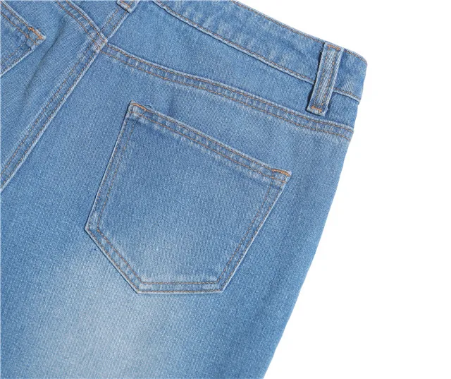 
New arrival cotton denim ripped jeans women tie dye bleach fashionable pencil jeans for women crop jeans for ladies 