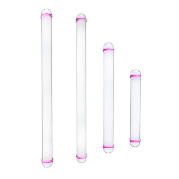 

Wholesale high quality plastic rolling pin used for cake baking tools, White