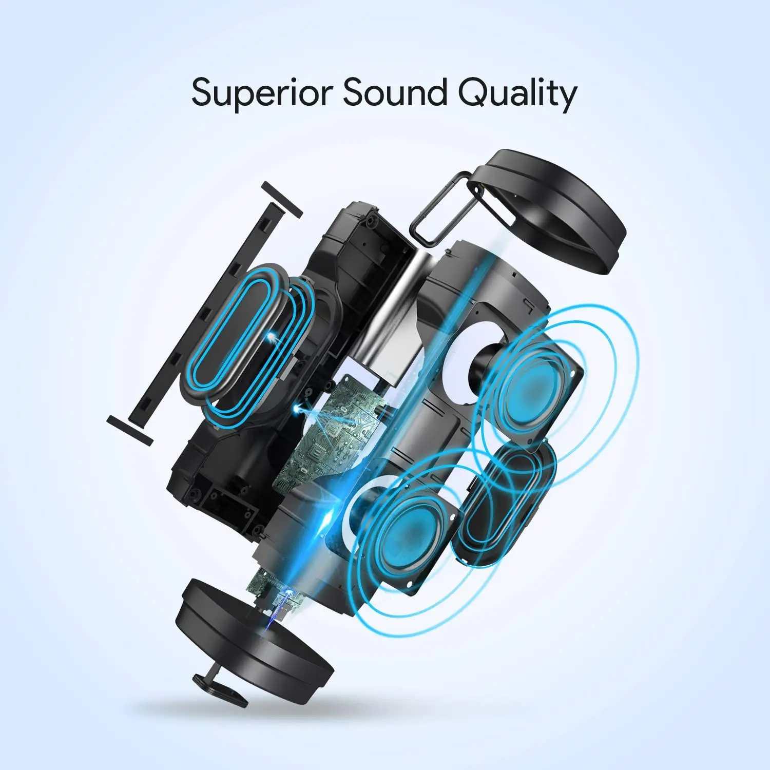 Zamkol Latest Cheap Waterproof Mini Wireless Portable Loud Best Bluetooth Speakers With Strong Bass - ANKUX.COM