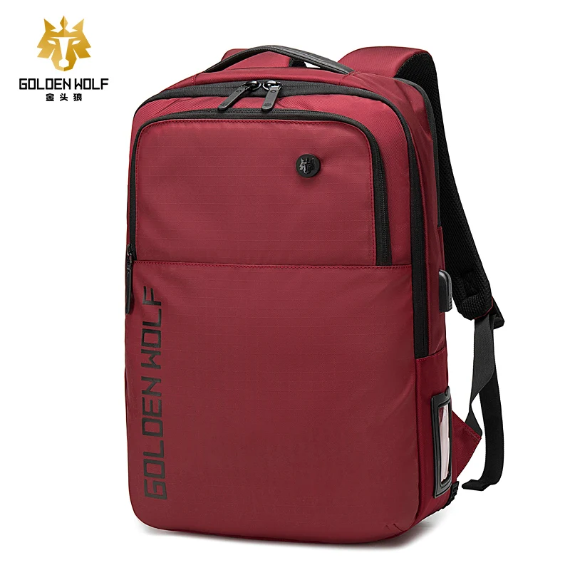 

2020 Mochilas Promotional School Backpack Hot Sale Wholesale Simple Bagpack Low Moq Backpacks, Black/red/grey