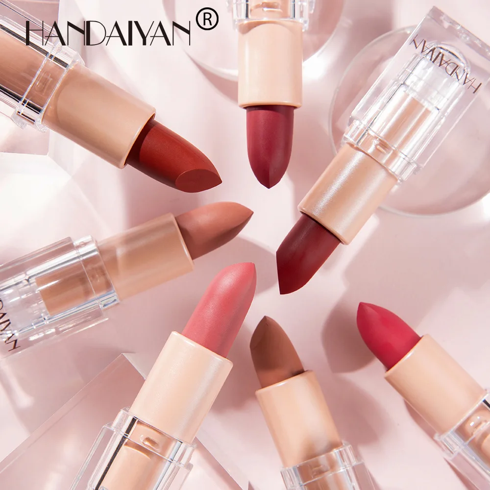 

12 colors little ice cube matte lipstick nude color long-lasting lipstick for women wholesale