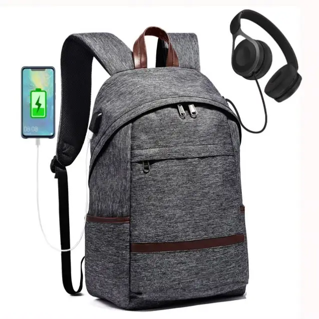 

Business Anti Theft Slim Durable Laptops Backpack with USB Charging Port