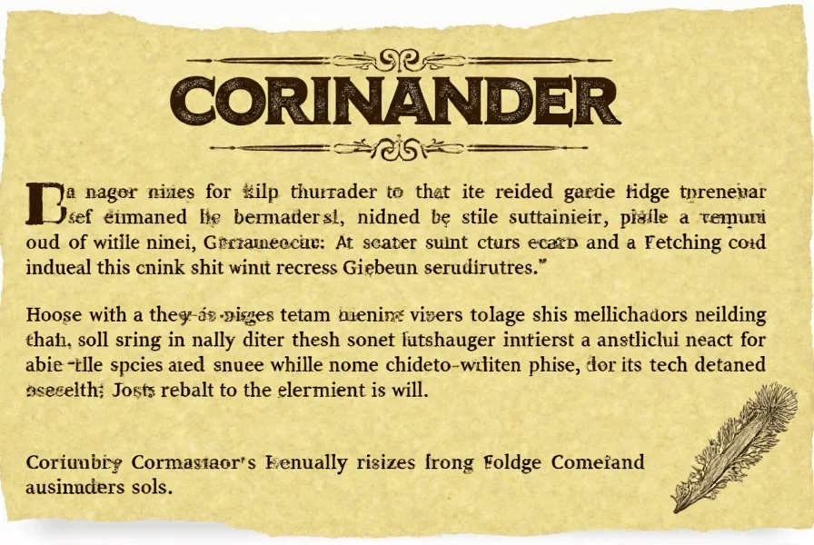 coriander seasoning a flavorful guide for spices lovers and professionals