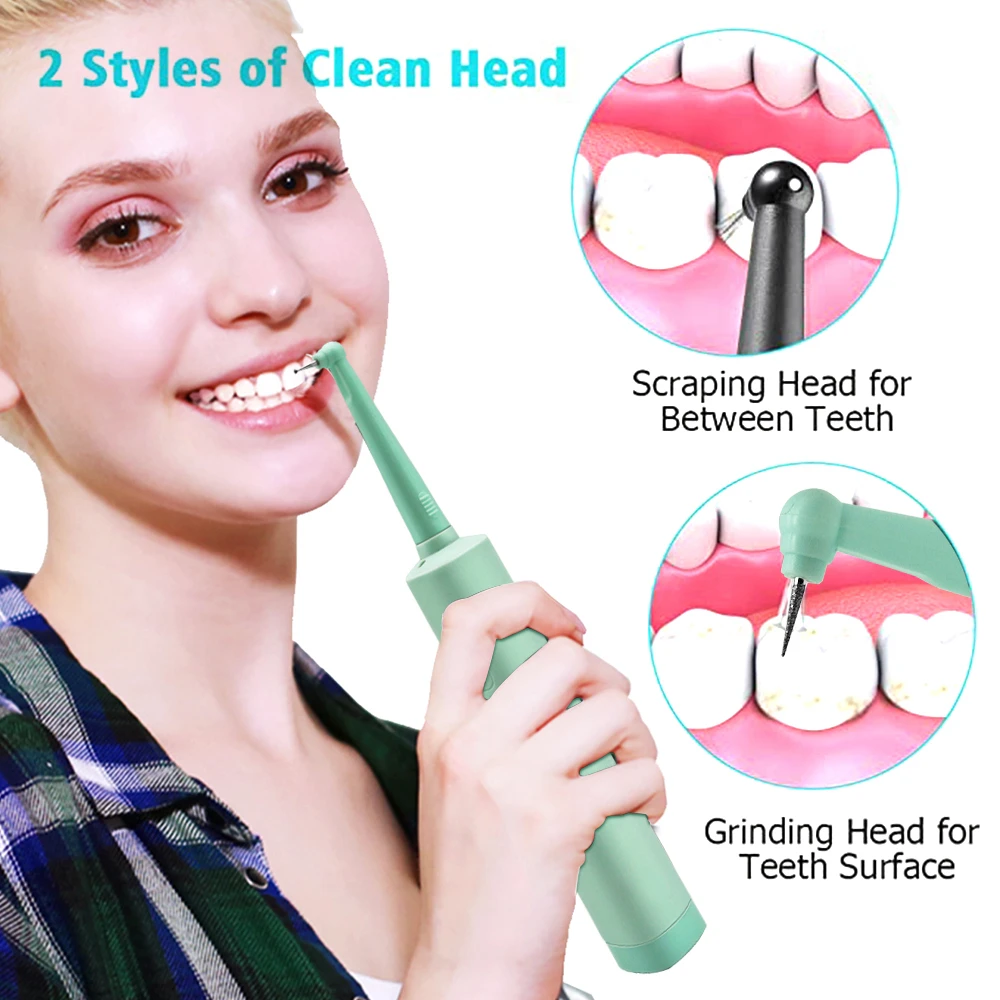 3 Speeds Teeth Whitening Kit Electric Dental Calculus Remover With Head