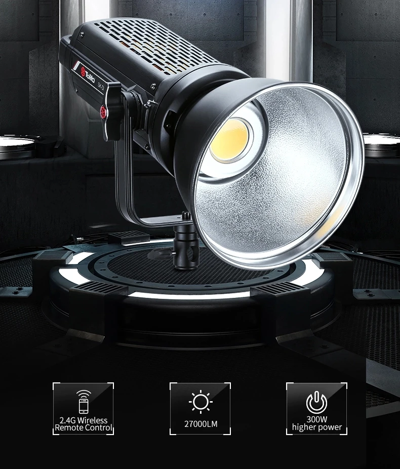 Best Quality Photography Equipment Battery Operated 5600k 27000lm Cob