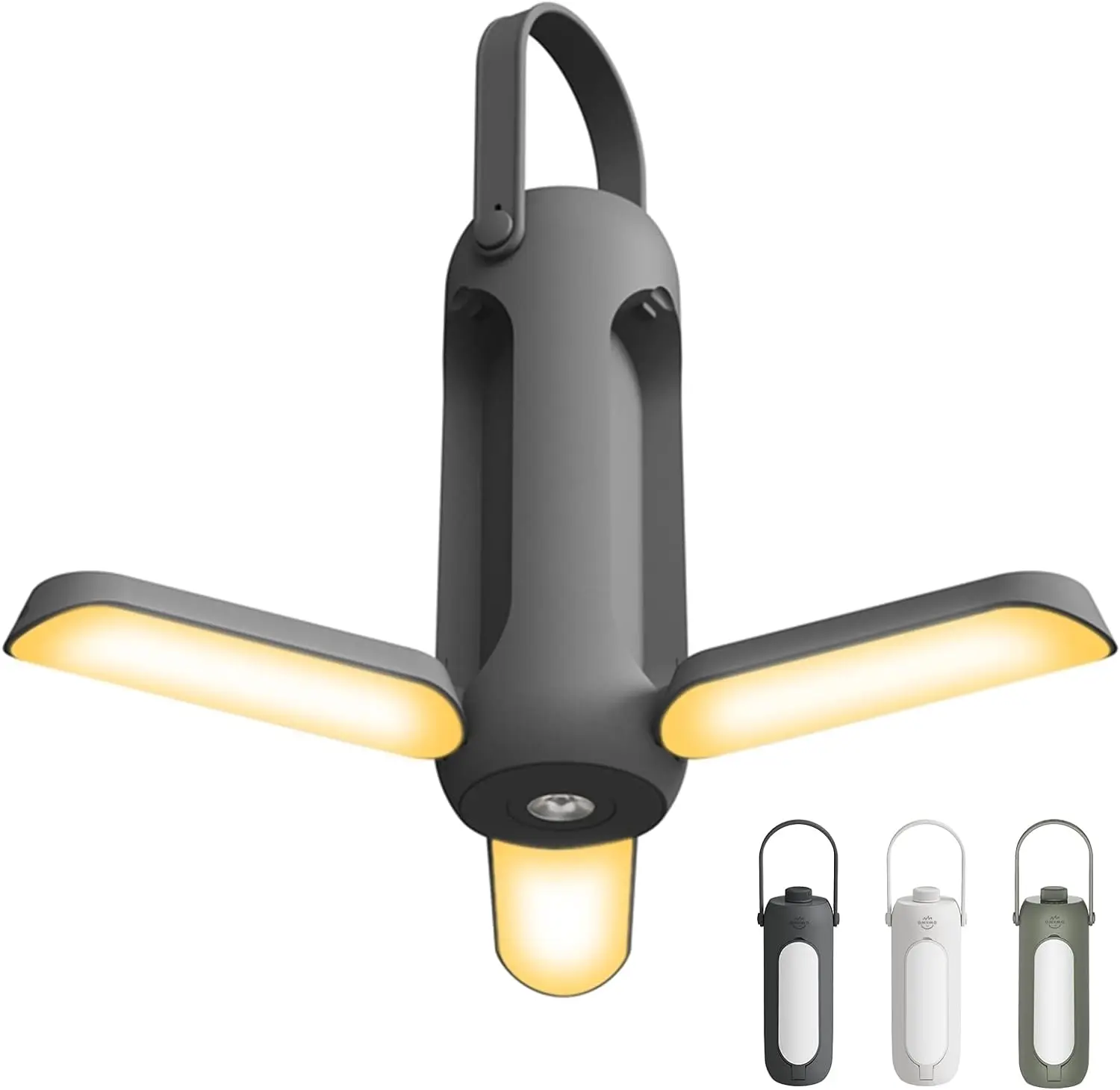 

New Arrival Folding Rechargeable Camping Lantern Tent Lights Hanging Adventure Camping Lamp Portable Outdoor Camping Light