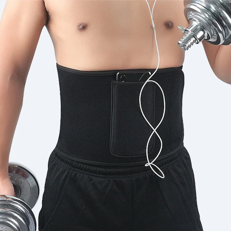 

Wholesale High Quality Sweat Belt Waist Trimmer Slimming Tummy Band Weight Loss Fitness Waist Trainer Belt for Women, Black