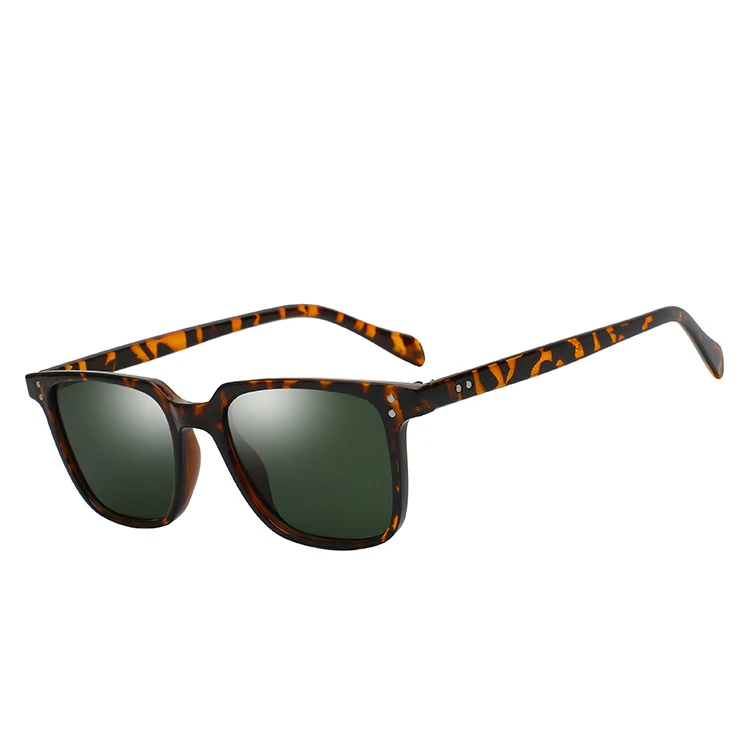

Classic square style sunglasses flat top fashion sunglasses uv protection