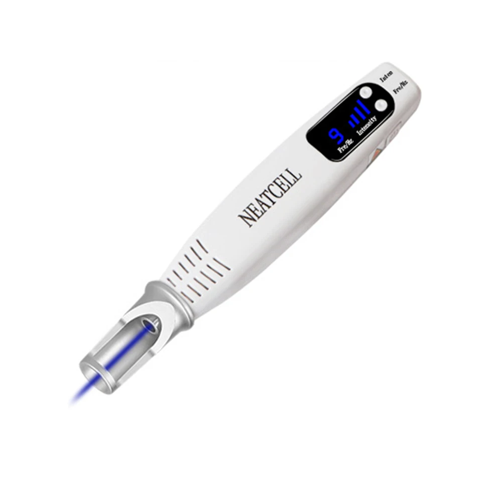 

Skin Repair Tools Professional Electric Picosecond Laser Tattoo Removal Pen Mole Dark Spot Acne Scar Removal Pen, Blue and red for optional