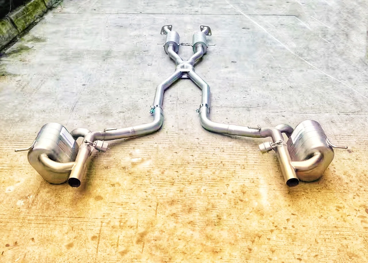 Sistema De Escape Para Jeep Cherokee Srt 8,2018,6,4l,Reverso De Acero