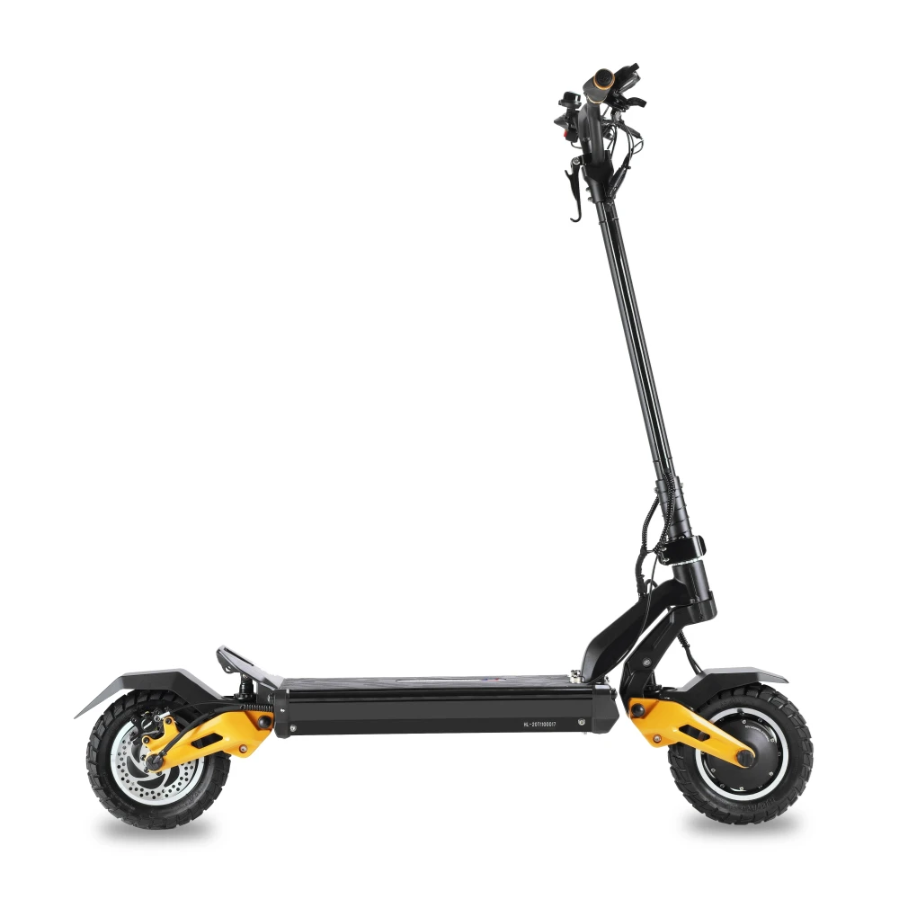 

Europe Germany Warehouse 10 Inch Tire Motor 1200W 2 Wheel Electric Scooter With Pedals For Adults Kick Foldable