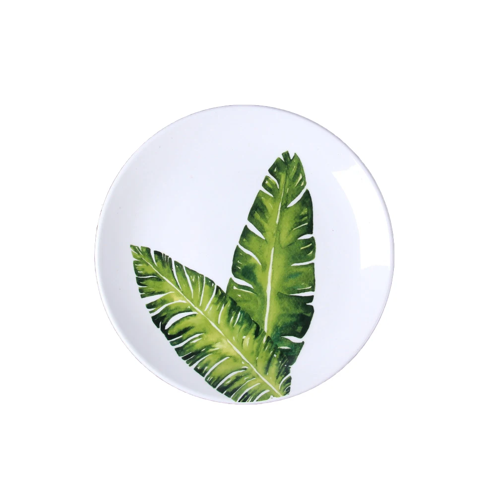 

Nordic Round Plate Creative Household Tableware Ceramic Breakfast Plate